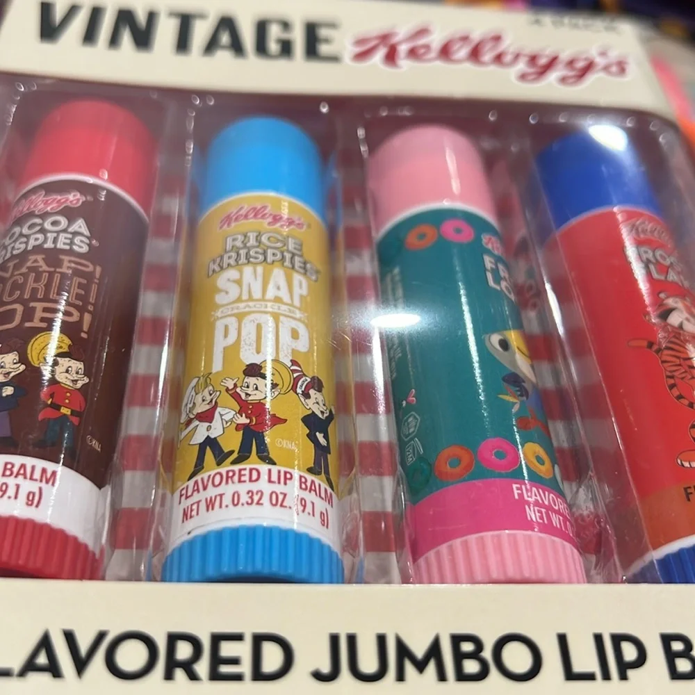 Kellogg’s Vintage4 Flavored Jumbo Lip Balms